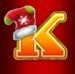 Symbol Písmeno K automatu Santa od Pragmatic Play