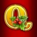 Symbol Písmeno Q automatu Santa od Pragmatic Play