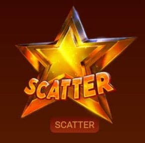 Symbol Scatter symbol automatu Sizzle Fire od Apollo Games