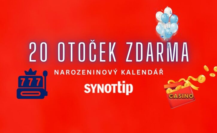 Synottip 20 otoček zdarma