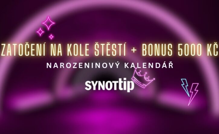 Synottip zatočení na Kole štěstí a bonus 5000 Kč