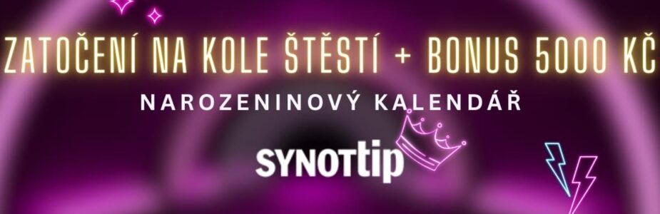 Synottip zatočení na Kole štěstí a bonus 5000 Kč