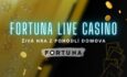 Fortuna Live casino: Zahraj si živě s krupiérem!