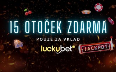 15 free spinů pouze za vklad u LuckyBetu