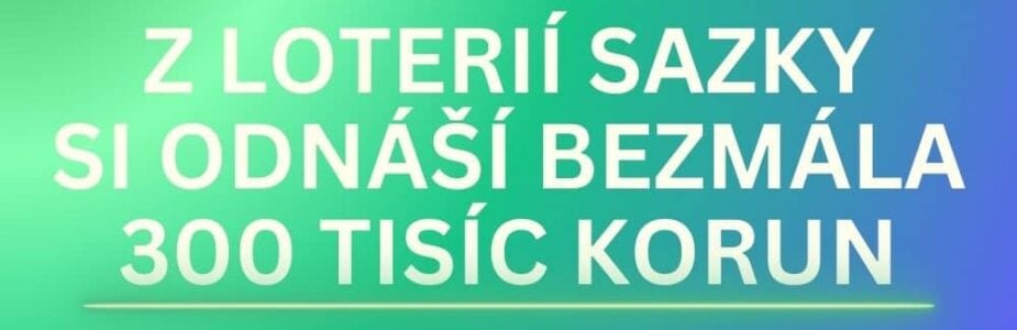 jackpot-sazky-loterie Loterie Sazky mu přinesly bezmála 300 tisíc korun!