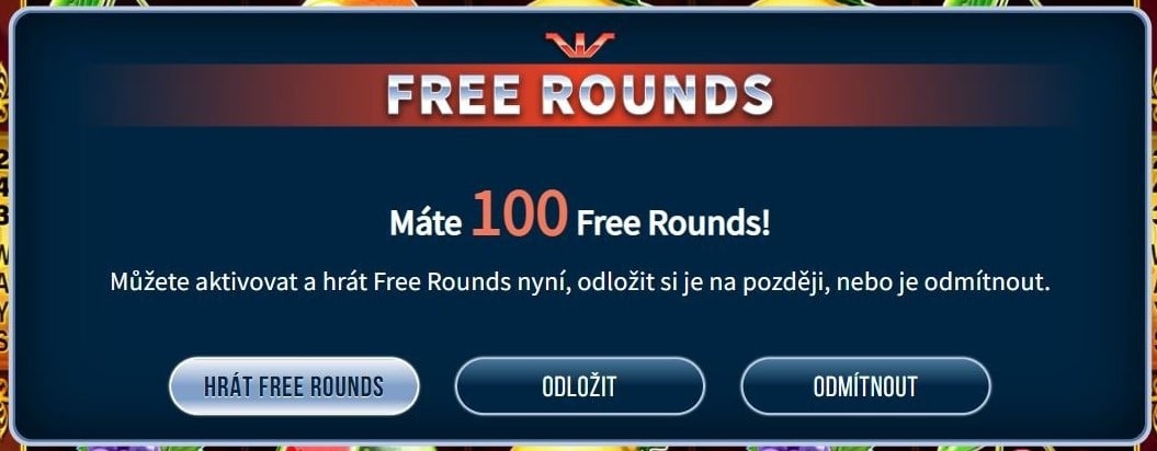 Kartáč bonus za registraci