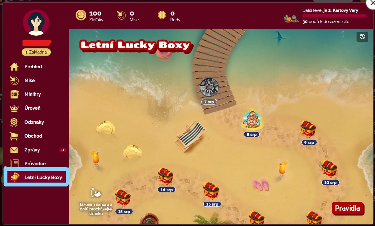 Letní Lucky Boxy u LuckyBetu