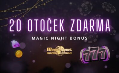 20 nočních free spinů u Magic Planet