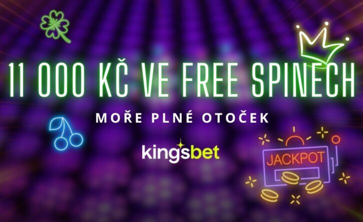 11000 Kč ve free spinech u Kingsbetu