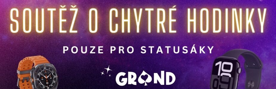 Soutěž o chytré hodinky na Grandwinu