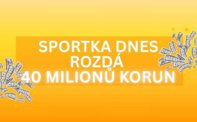 Dneska u Sportky vznikne 40 garantovaných milionářů!