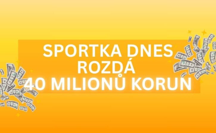 Dneska u Sportky vznikne 40 garantovaných milionářů!