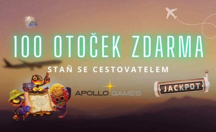 100 otoček zdarma v casinu Apollo Games