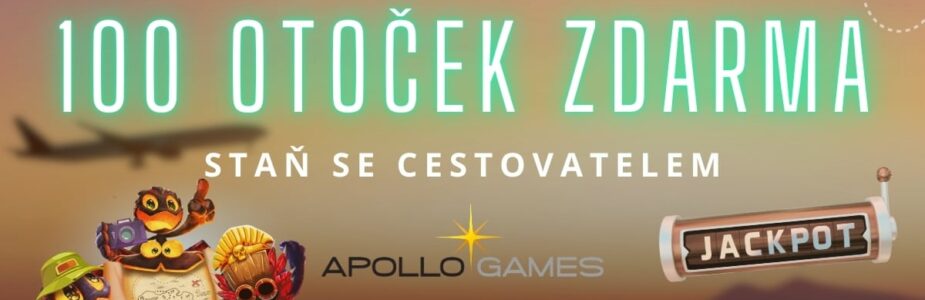 100 otoček zdarma v casinu Apollo Games