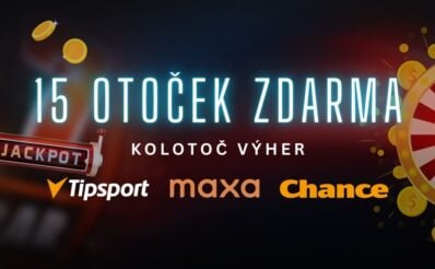 15 otoček zdarma u Tipsportu, Chance a Maxy