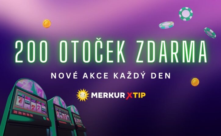 200 free spinů v Týdenním bonusu na MerkurXtip