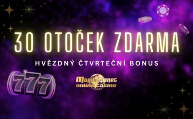 30 free spinů u Magic Planet