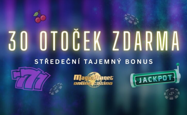 30 tajemných free spinů u Magic Planet