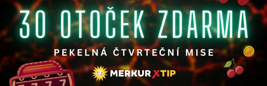 30 free spinů za vklad a aktivitu u Merkuru