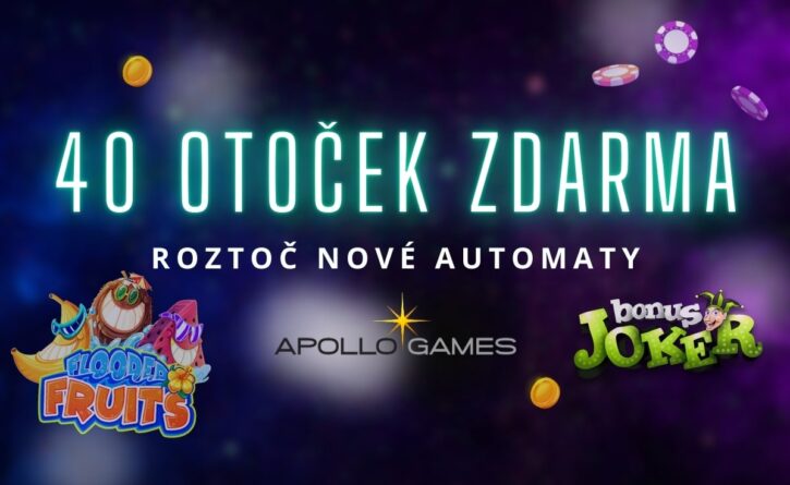 40 free spinů na novinky u Apolla