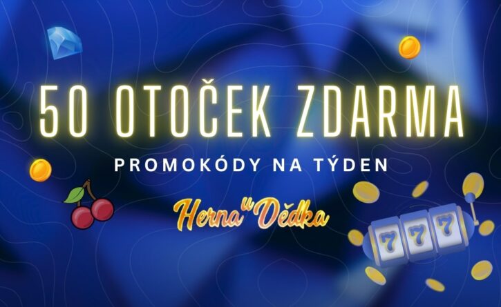 50 free spinů v Herně U Dědka