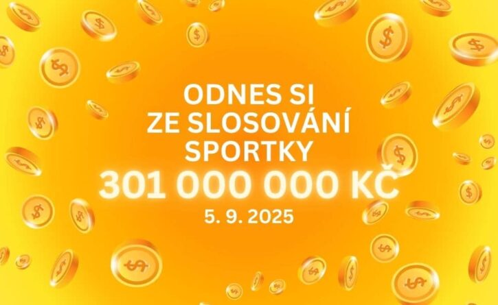 Ulov si dnešní Superjackpot Sportky!