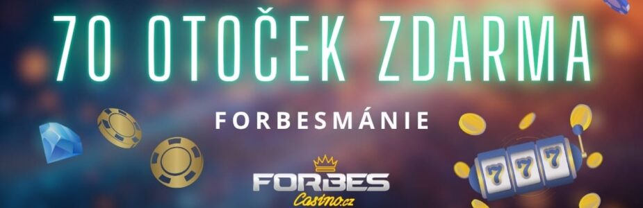 70 free spinů ve Forbes Casinu