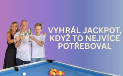 Po dlouhých letech se musel vzdát své profese. Bál se, jak zajistí rodinu a pak přišel jackpot!