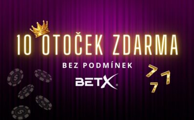 BetX 10 free spinů bez podmínek