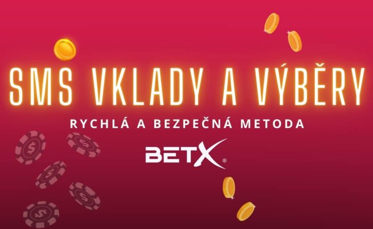BetX SMS vklady a výběry