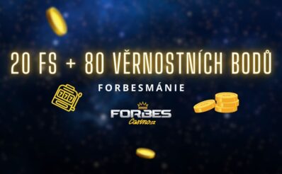 Forbes 20 otoček zdarma a 80 věrnostních bodů