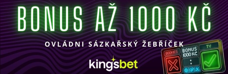 Kingsbet bonus až 1000 Kč