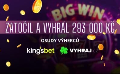 Kingsbet mu nadělil celkem 400 000 Kč
