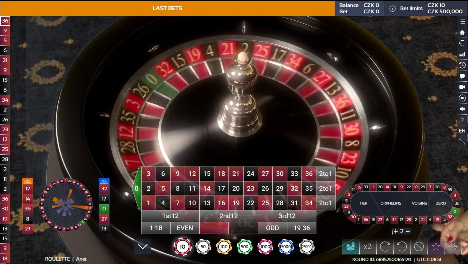 Live ruleta Magic Planet