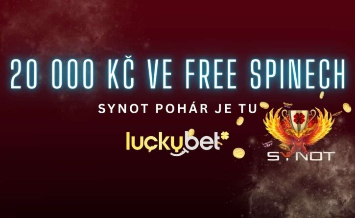 LuckyBet Synot pohár o 20 000 Kč ve free spinech