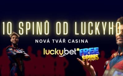LuckyBet má novou tvář casina a přináší 10 otoček za 1 Kč