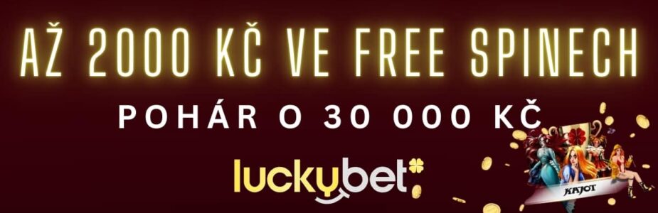LuckyBet pohár o 30 000 Kč