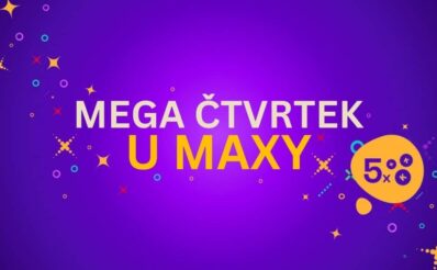 Užij si dnes Mega čtrtek u Maxy!