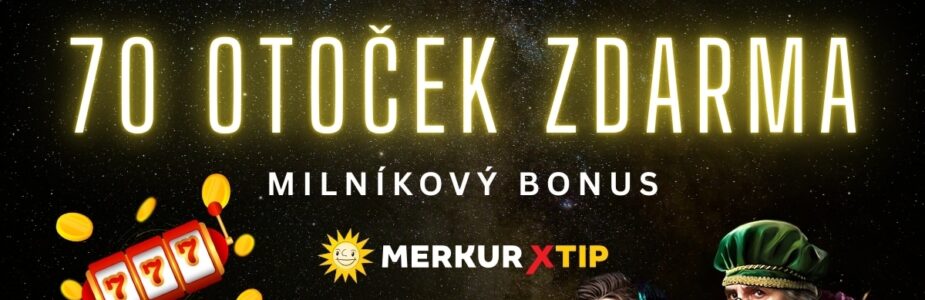 Merkur 70 free spinů