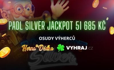 Padl Silver Jackpot přes 50 000 Kč v Herně U Dědka