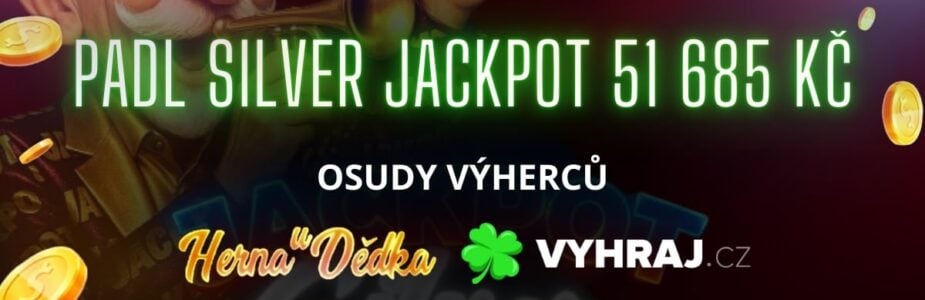 Padl Silver Jackpot přes 50 000 Kč v Herně U Dědka Padl Silver Jackpot přes 50 000 Kč v Herně U Dědka