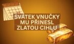 Vsadil si na svátek své vnučky a vyhrál zlatou cihlu