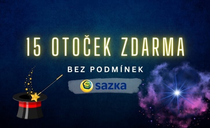 Sazka 15 free spinů bez podmínek