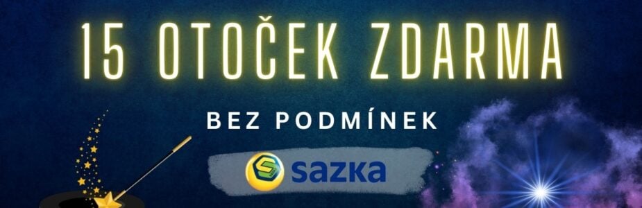Sazka 15 free spinů bez podmínek