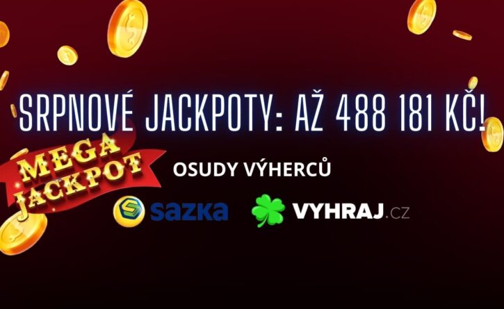 Srpnové jackpoty u Sazky