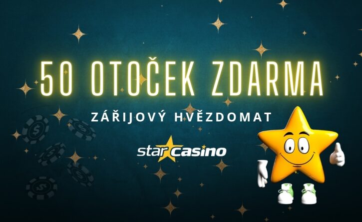 Star Casino 50 otoček zdarma