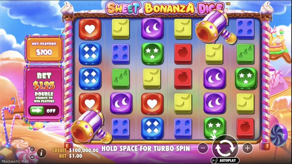 Sweet Bonanza Dice od Pragmatic Play