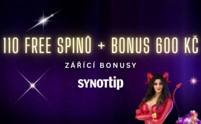 Synottip 110 otoček zdarma a bonus 600 Kč
