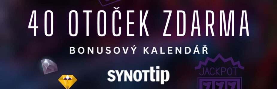 Synottip 40 free spinů bonusový kalendář