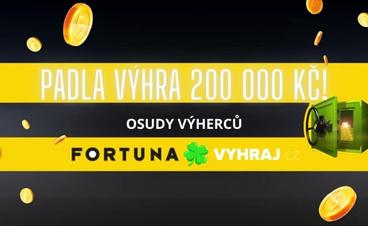 U Fortuny padla výhra 200 000 Kč!